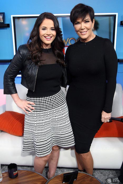 Kris Jenner and actress Kether Donohue (Left) at the ‘Hollywood Today Live’ in January 2016 Kris Jenner and Kether Donohue at the 'Hollywood Today Live' in January 2016