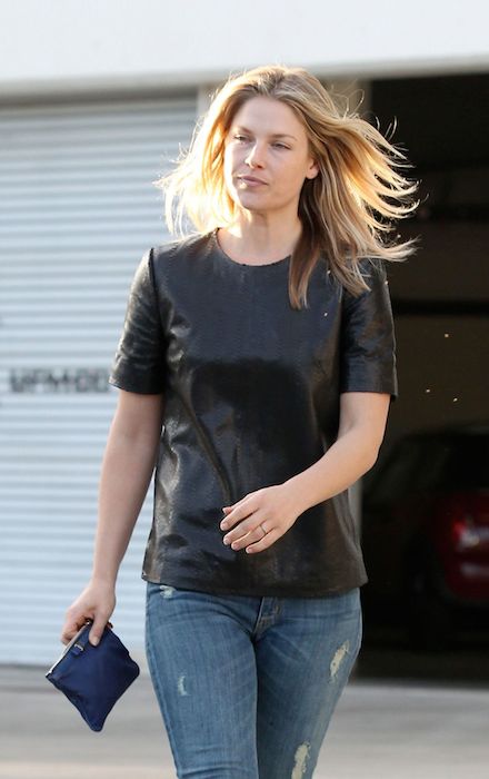 Ali Larter in jeans, out in Los Angeles in May 2014. Ali Larter in jeans, out in LA in May 2014.