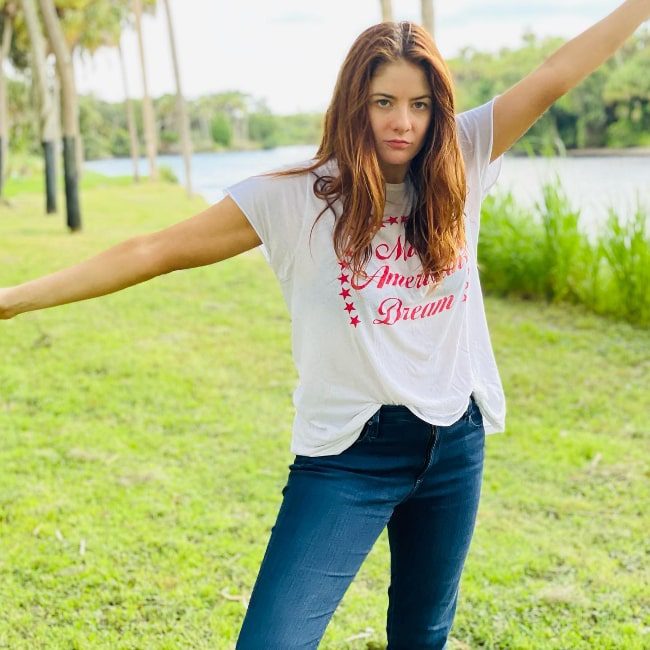 Emily Tremaine as seen while posing for the camera in September 2021 (Emily Tremaine / Instagram) Emily Tremaine as seen while posing for the camera in September 2021