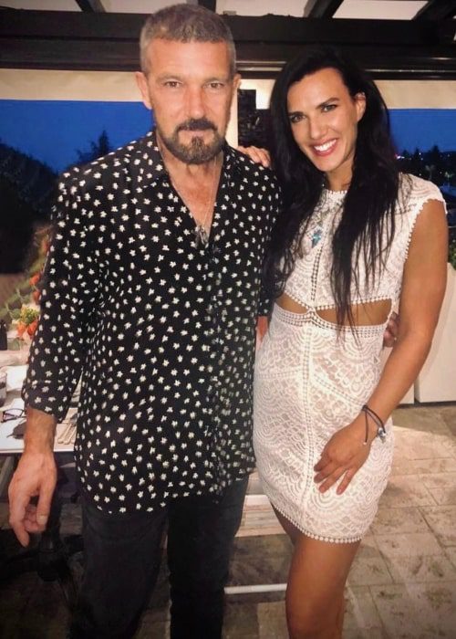 Natalie Burn and Antonio Banderas in Thessaloniki, Greece (Natalie Burn / Instagram) Natalie Burn and Antonio Banderas in Thessaloniki, Greece