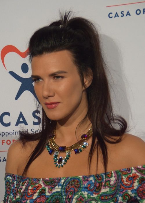 Natalie Burn as seen during an event in 2015 (Red Carpet Report on Mingle Media TV / Flickr / CC BY-SA 2.0) Natalie Burn as seen during an event in 2015