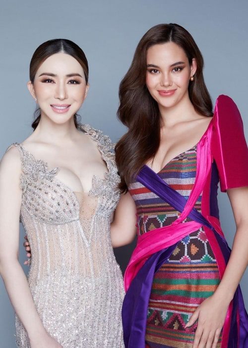 Anne Jakkaphong Jakrajutatip as seen in a picture with Miss Universe Philippines 2018, Catriona Gray in November 2022 (Anne Jakkaphong Jakrajutatip / Instagram) Anne Jakkaphong Jakrajutatip as seen in a picture with Miss Universe Phillipines 2018, Catriona Gray in November 2022