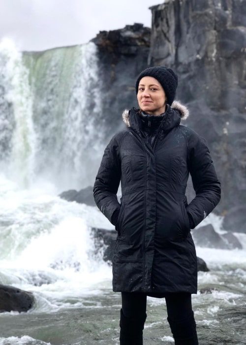 Christy Williams posing for the camera in Iceland (Christy Williams / Instagram) Christy Williams posing for the camera in Iceland