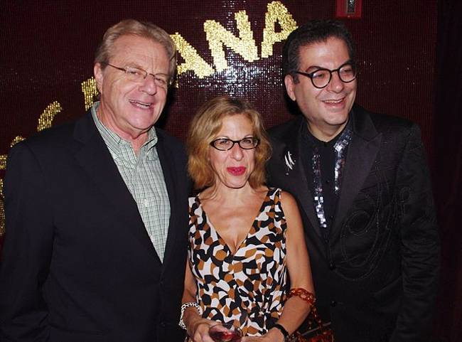 Jackie Hoffman seen with Jerry Springer (left) and Michael Musto in 2011 (David Shankbone / Wikimedia / CC BY 3.0) Jackie Hoffman seen with Jerry Springer (left) and Michael Musto in 2011