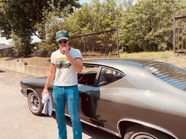 Jackson White in Montreal, Quebec in August 2021 (Jackson White / Instagram) Jackson White in Montreal, Quebec in August 2021