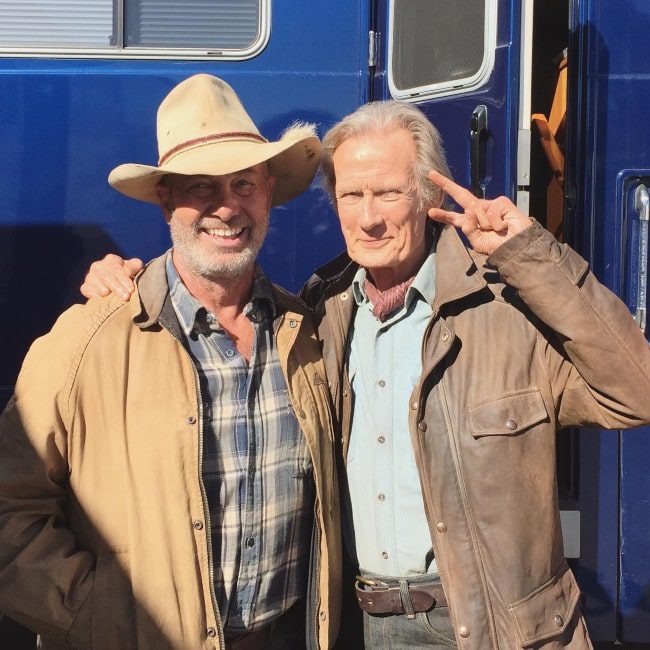 Martin Sacks (Left) smiling for a picture with Bill Nighy in June 2019 (Martin Sacks / Instagram) Martin Sacks (Left) smiling for a picture with Bill Nighy in June 2019