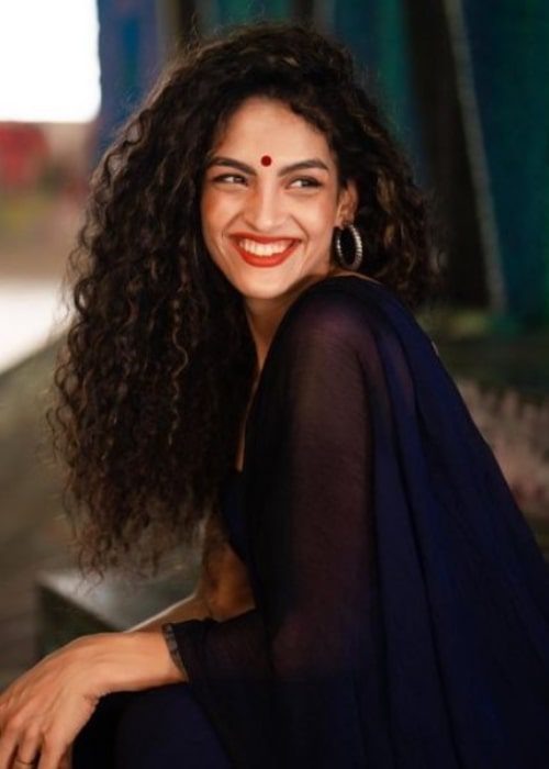 Rukmini Vijayakumar as seen in an Instagram Post in July 2022 (Rukmini Vijayakumar / Instagram) Rukmini Vijayakumar as seen in an Instagram Post in July 2022